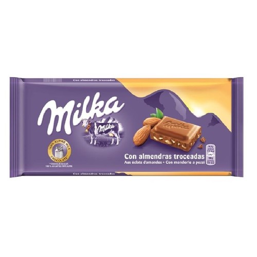 MILKA Xocolata amb llet i ametlles
