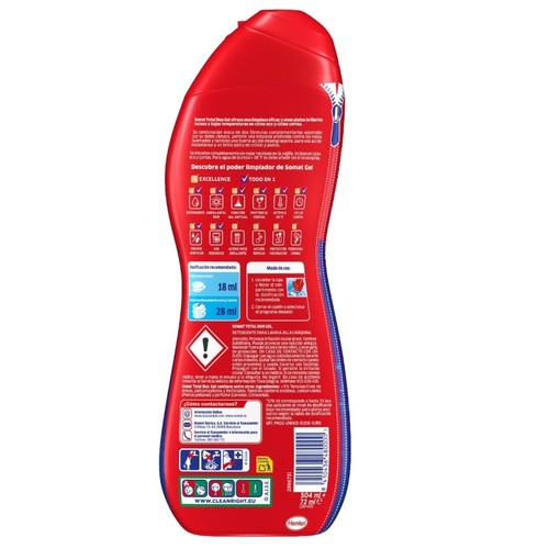 SOMAT Rentavaixelles Total Duo Gel de 32 dosis