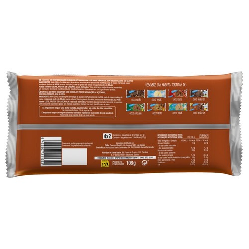 BICENTURY Coquetes de blat de moro amb xocolata negra