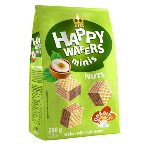 Surtido de galletas de barquillo