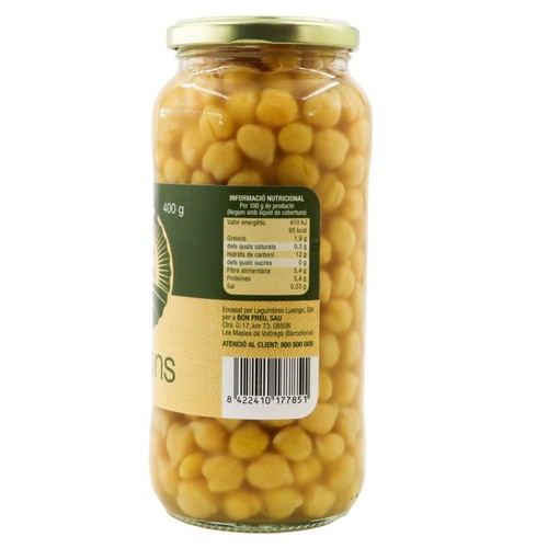BONPREU Cigrons cuits extra
