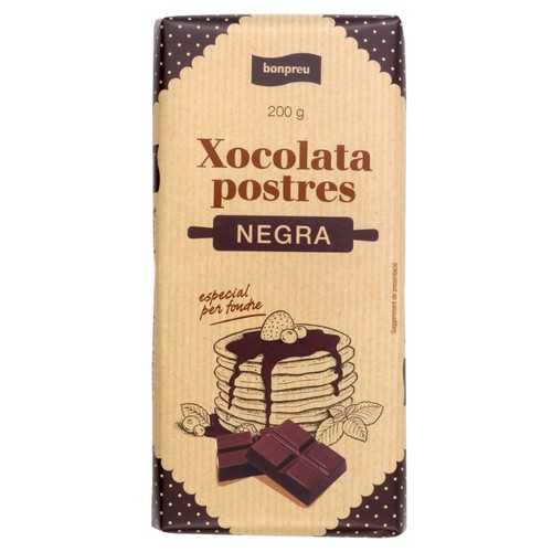 BONPREU Xocolata negra especial per fondre