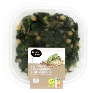 Imagen de TERRA I TAST Espinacs a la catalana amb cigrons