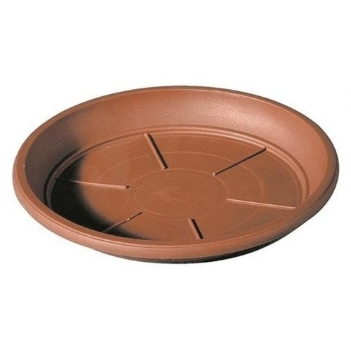 DEROMA Plat de plàstic de 25 cm Terracota