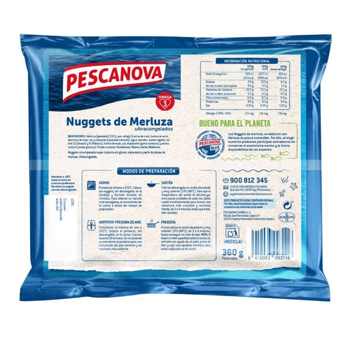 PESCANOVA Nuggets de lluç