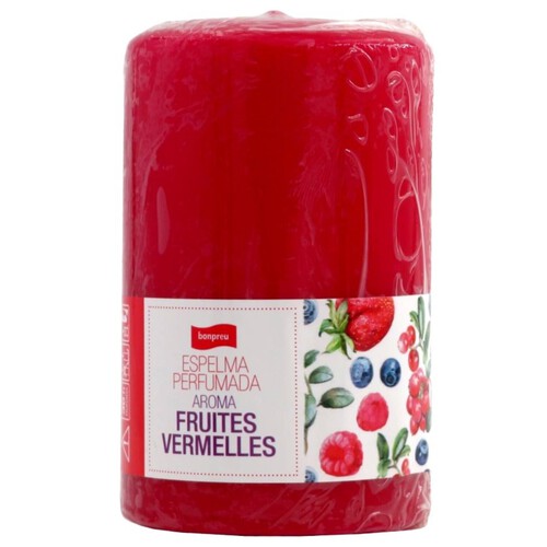 BONPREU Espelma perfumada aroma fruites vermelles