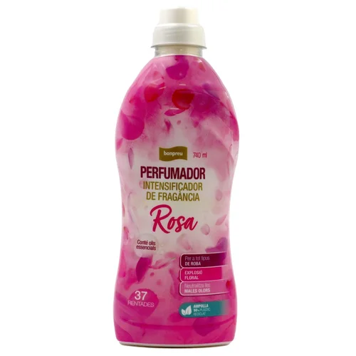 BONPREU Detergente líquido perfume cápsulas floral 2en1 de 24 dosis