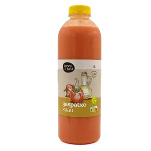 TERRA I TAST Gaspatxo suau en ampolla d' 1 litre
