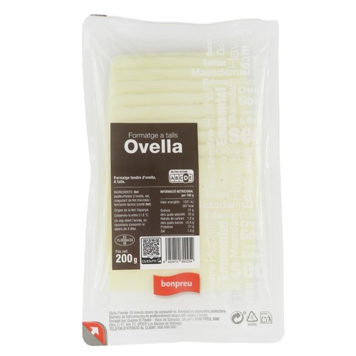 BONPREU Formatge tendre d'ovella a talls