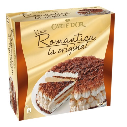 CARTE D'OR Pastís gelat de vainilla i caramel