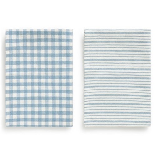HOME INTERIORS Joc de 2 draps de cuina Blau