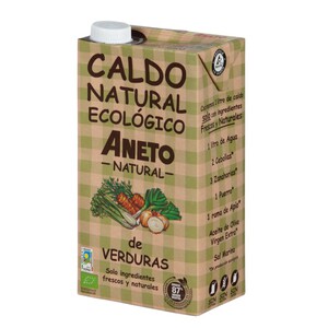 ANETO Caldo ecológico de verduras 1L