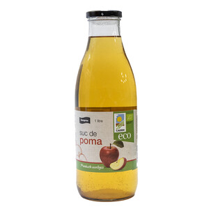 BONPREU Suc de poma ecològic en ampolla