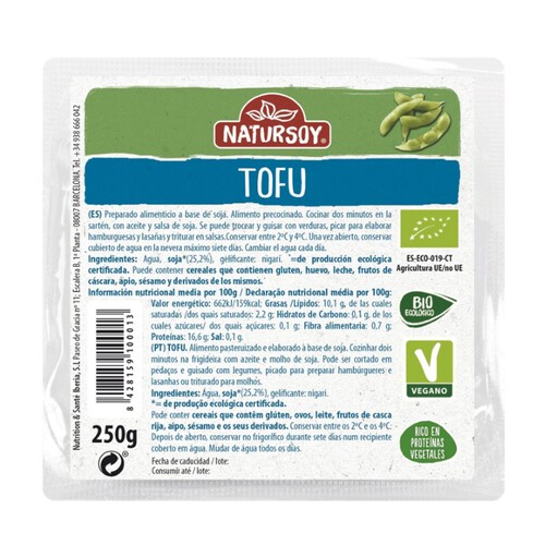 NATURSOY Tofu fresc ecològic