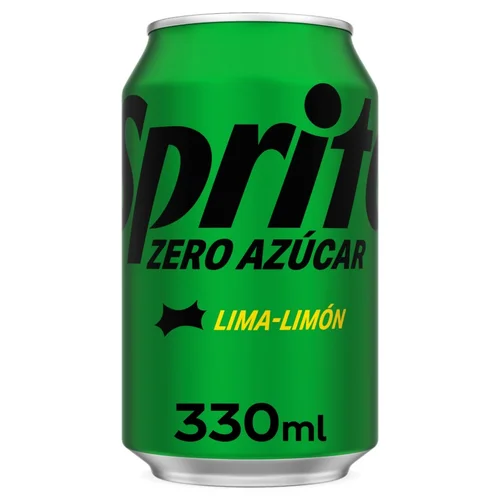 Refresco de lima y limón zero azúcar en lata