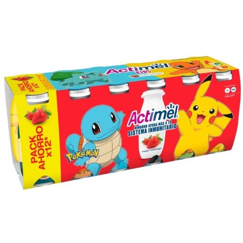 ACTIMEL Iogurt per beure de maduixa