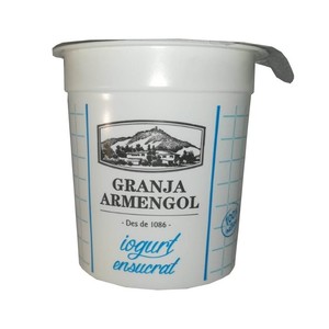 Yogur natural azucarado Km0