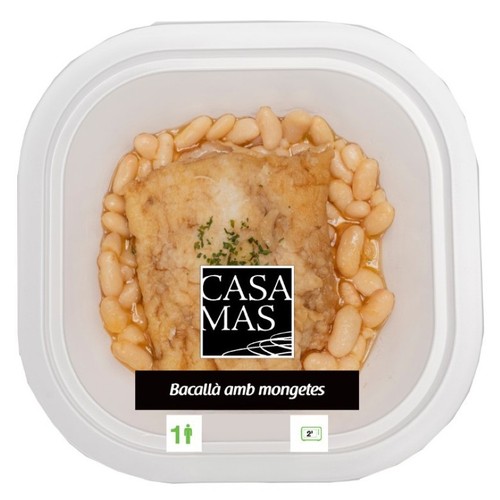 CASA MAS Bacallà amb mongetes