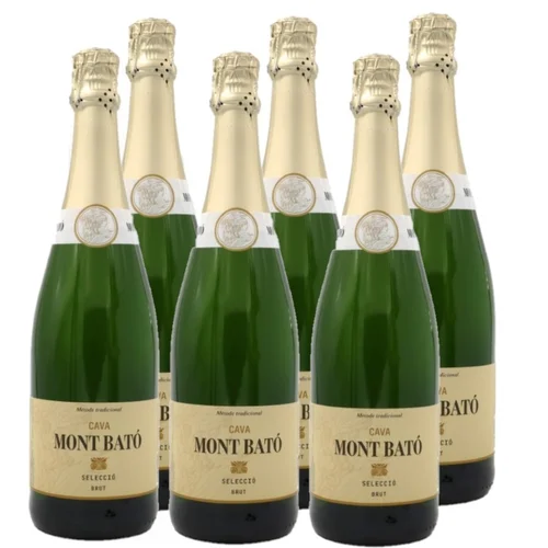 Caja de cava Brut rosado guarda
