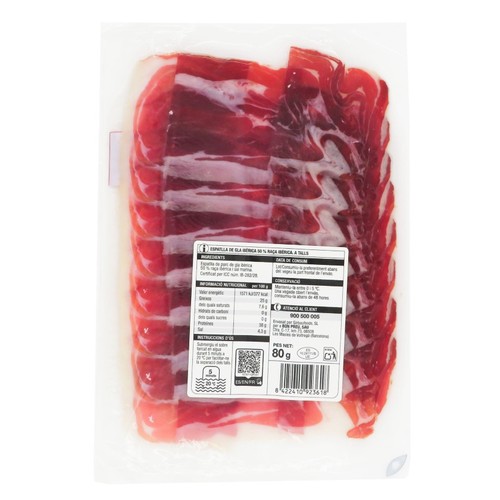 BONPREU Espatlla de gla ibèrica 50%