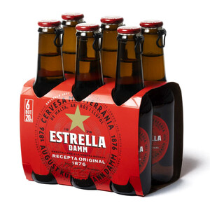 ESTRELLA DAMM Cerveza especial 6 x 0.2L