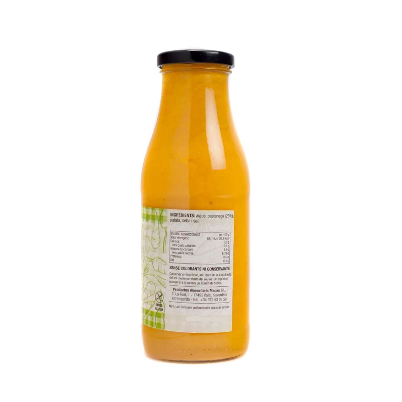 Crema de zanahoria