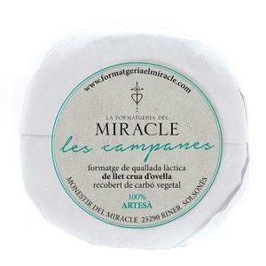 Imagen de LES CAMPANES Formatge d'ovella cendrat Km0