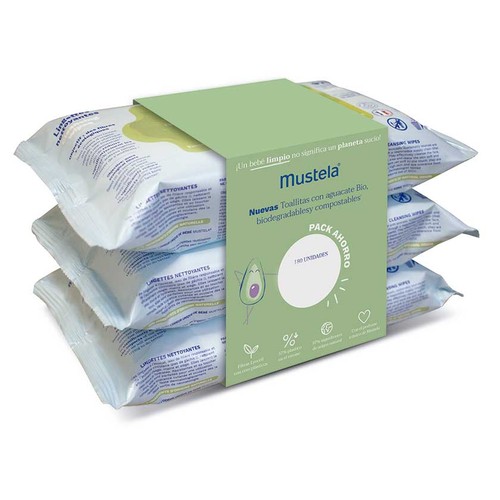 MUSTELA Tovalloletes netejadores amb alvocat