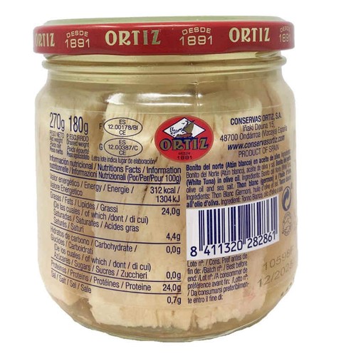 ORTIZ Bonítol en oli d'oliva