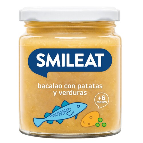 SMILEAT Potet de bacallà amb patates i verdures ecològic