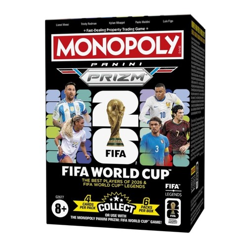 HASBRO Cartes col·leccionables Monopoly FIFA mundial Panini Prizm