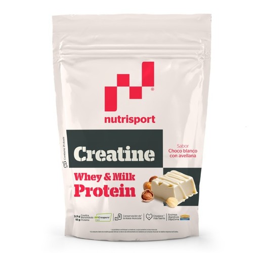 NUTRISPORT Proteïna Whey xocolata blanca i avellana