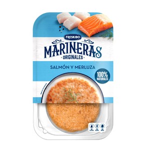 MARINERAS FRESKIBO Hamburguesa de salmó i lluç