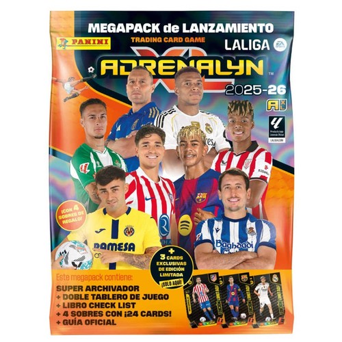 PANINI Adrenalyn Megapack de futbol LaLiga 2025-2026
