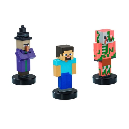 MINECRAFT Pack de 3 figures