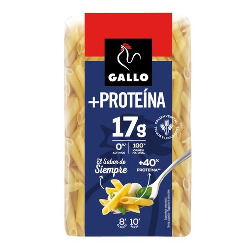 GALLO PROTEÏNA Pasta macarrons N.6 amb proteïna