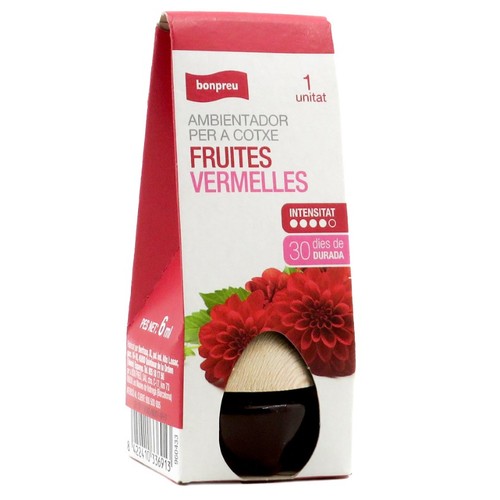 BONPREU Ambientador per a cotxe Fruites Vermelles