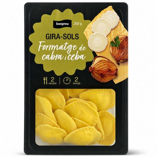 BONPREU Gira-sols farcits formatge de cabra i ceba