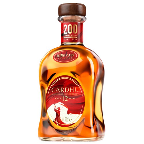 CARDHU Whisky escocès de malta 200 aniversari