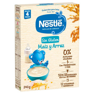 NESTLÉ Farinetes blat i arròs sense gluten