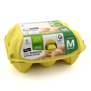 BONPREU Ous ecològics classe M