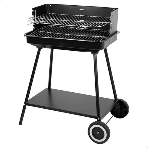 AKTIVE Barbacoa rectangular de carbó 55cm