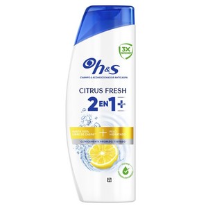 Champú 2en1 + citrus fresh H&S, bote 300 ml