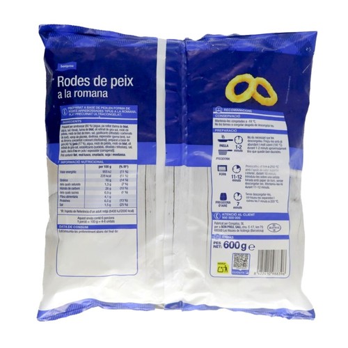 BONPREU Rodes de peix a la romana