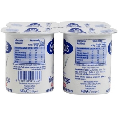 GERVAIS Iogurt grec ensucrat