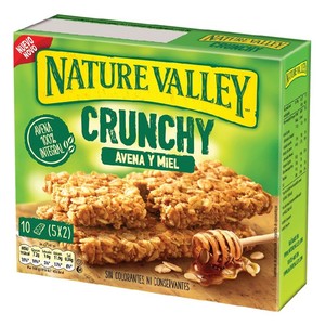 Barritas cereal avena y miel
