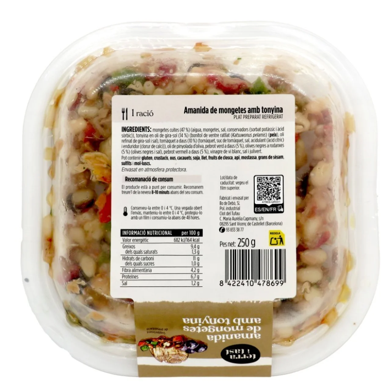 TERRA I TAST Ensalada de judías con atún