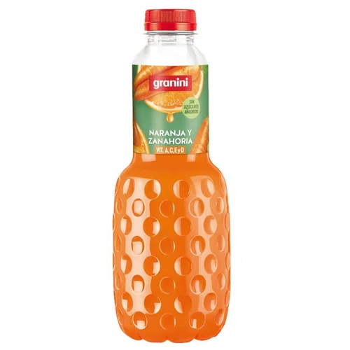 Bebida base de zumo de arándanos rojos en botella