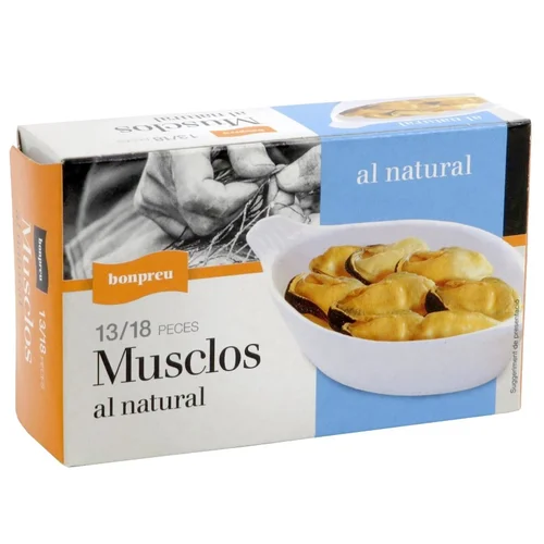 Almejas al natural