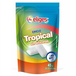 Imagen de IFA Xiclets amb gust tropical sense sucres